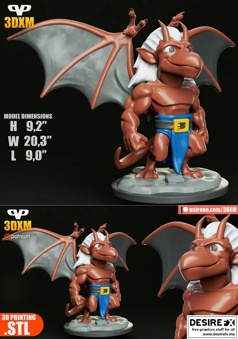 布鲁克林小恶魔 3D打印模型|Brooklyn Chibi – 3D Print Model STL