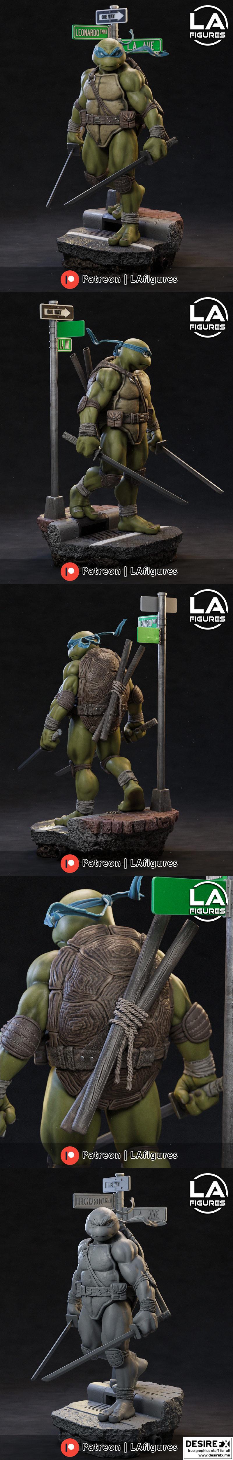 TMNT – Leonardo – 3D Print Model