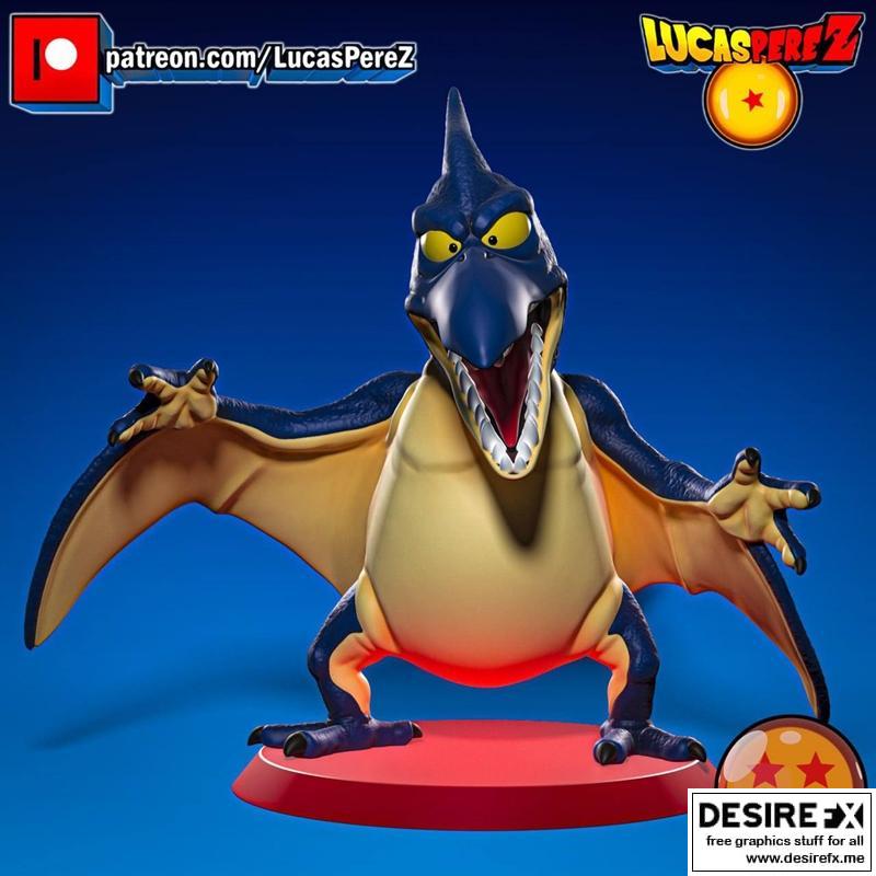 卢卡斯·佩雷斯 三翼龙 3D打印模型|Lucas Perez – Pterodactyl – 3D Print Model STL