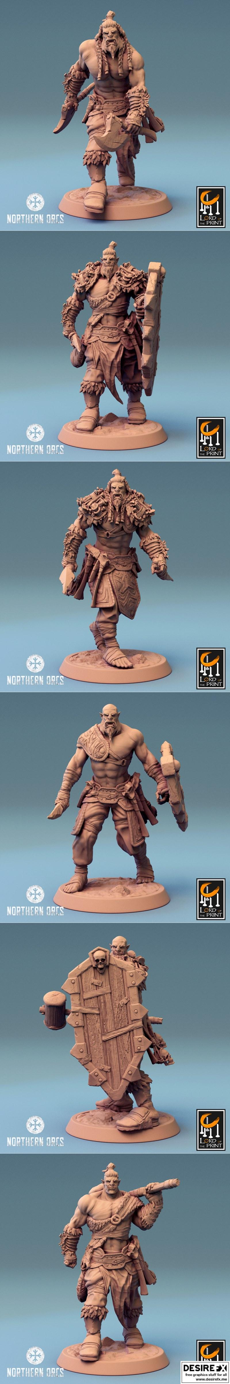 Lord of the Print – Northern Orcs April 2024 – 3D Print Model STL