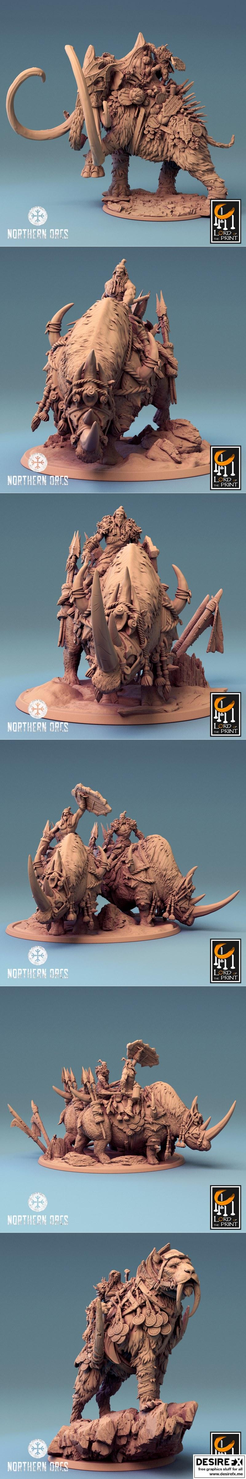 Lord of the Print – Northern Orcs April 2024 – 3D Print Model STL