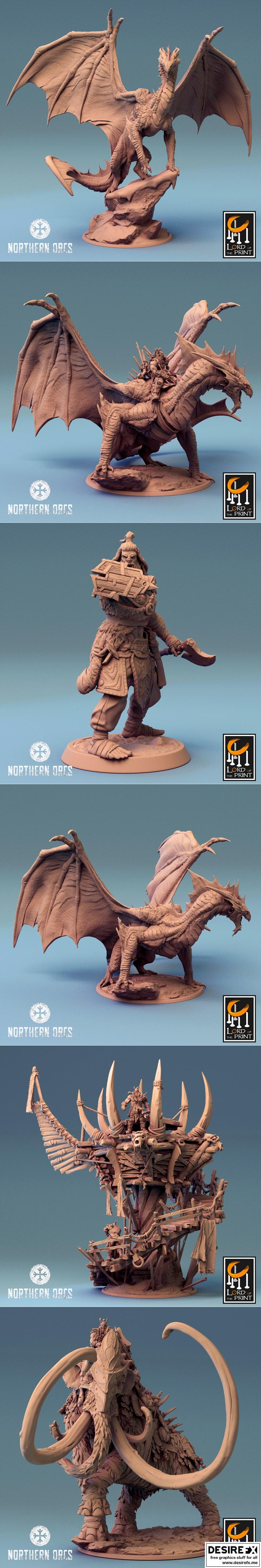 Lord of the Print – Northern Orcs April 2024 – 3D Print Model STL