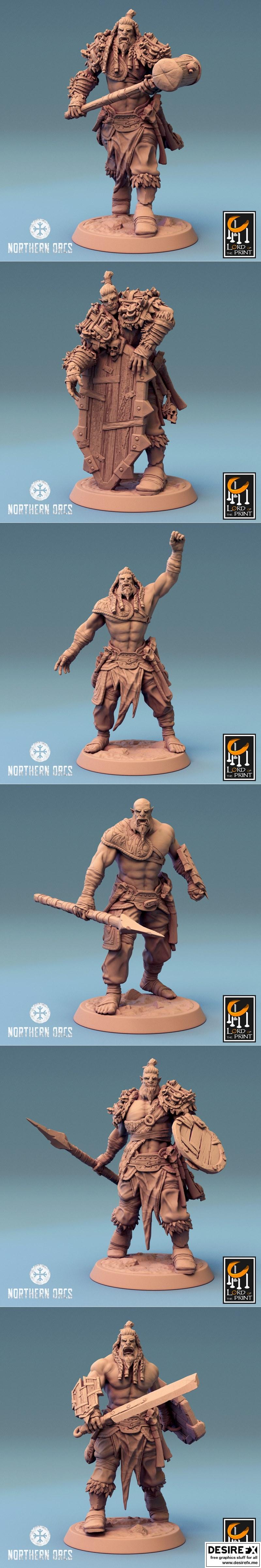 Lord of the Print – Northern Orcs April 2024 – 3D Print Model STL