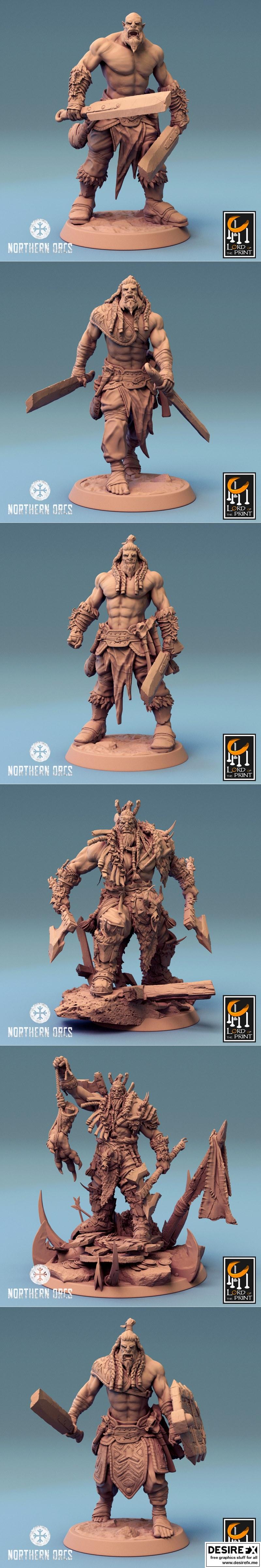 Lord of the Print – Northern Orcs April 2024 – 3D Print Model STL