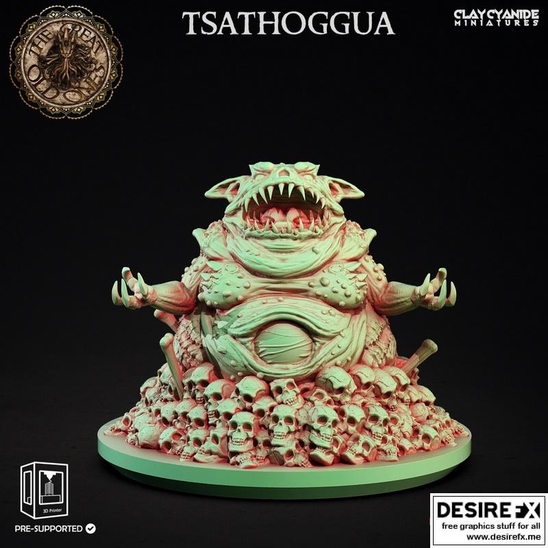 Tsathoggua 3D打印模型|Tsathoggua – 3D Print Model