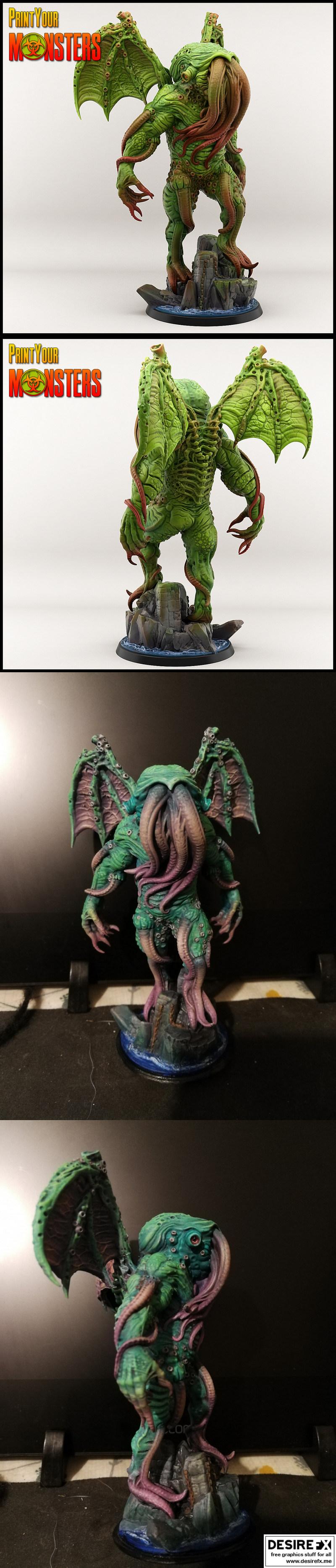 Print Your Monsters – Cthulhu – 3D Print Model