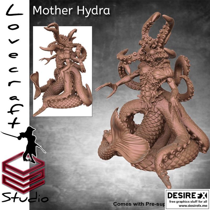 Hydra - 3D打印动漫角色模型|Hydra – 3D Print Model