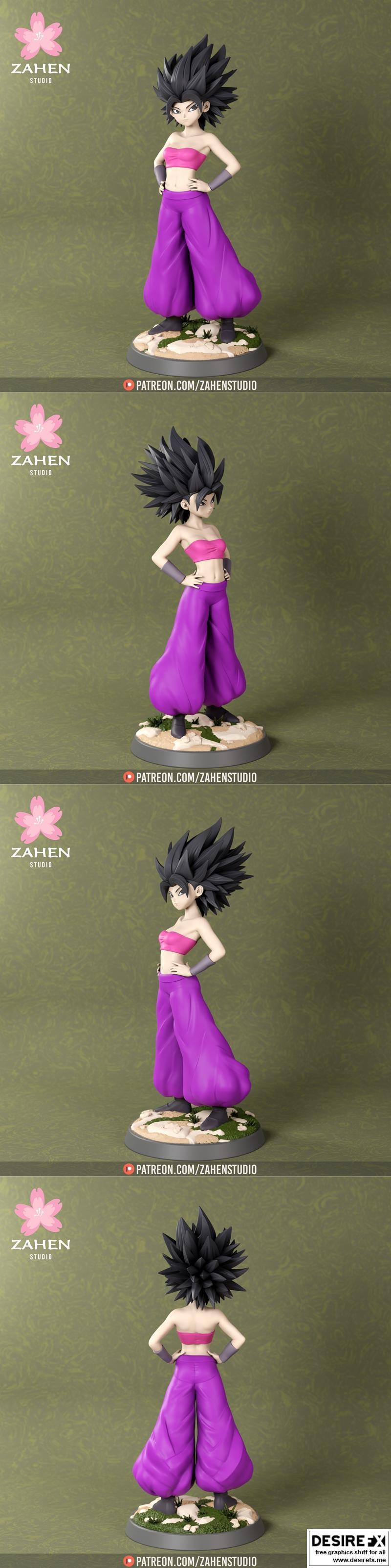 Zahen Studio - 芙兰 - 3D打印模型|Zahen Studio – Caulifla – 3D Print Model STL