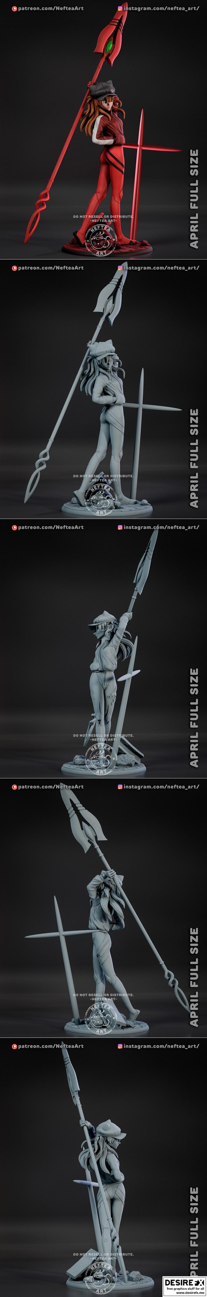 Neftea 亚斯卡 3D打印模型|Neftea – Asuka – 3D Print Model STL
