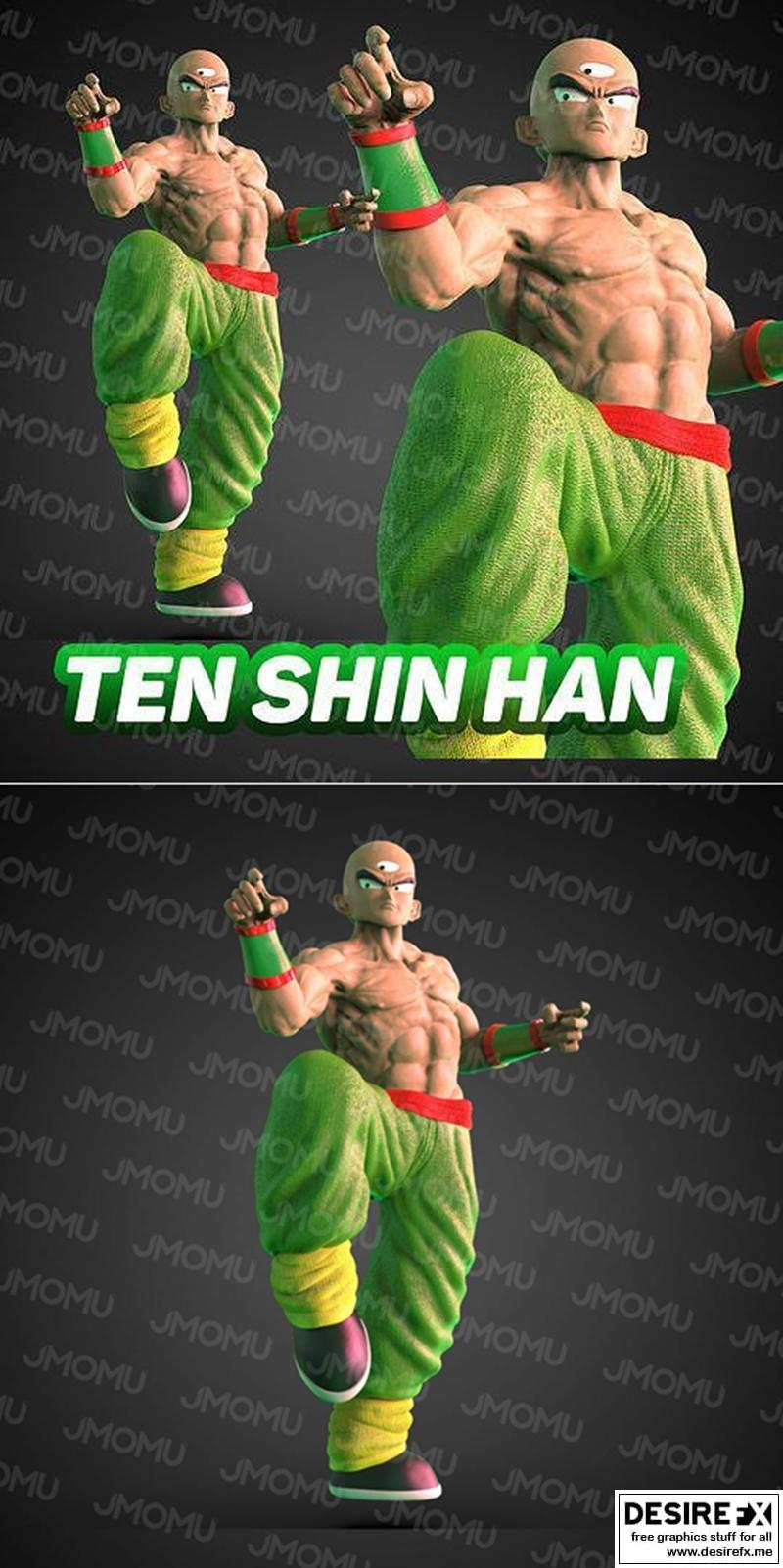 十神寒 - 3D打印模型 STL|Ten Shin Han – 3D Print Model STL