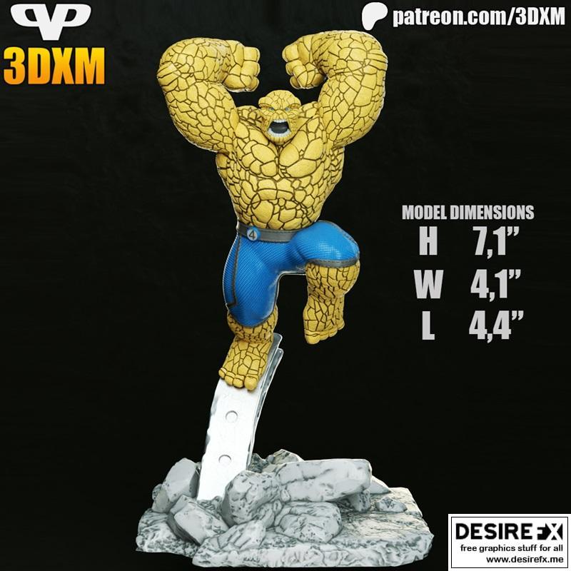 3DXM - 机械师 - 3D打印模型|3DXM – The Thing – 3D Print Model STL