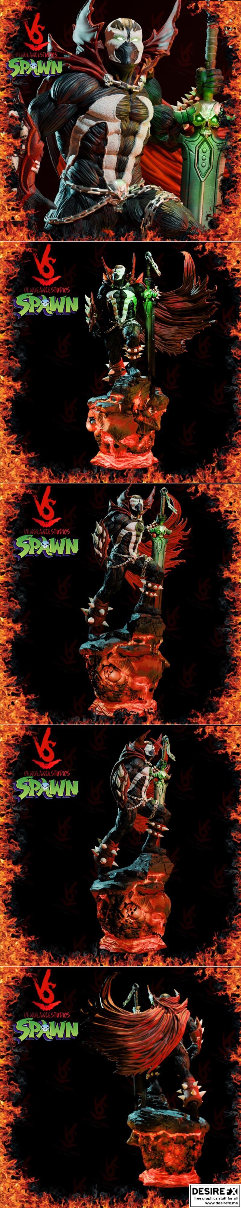 Vengeancestudios – Spawn – 3D打印模型|Vengeancestudios – Spawn – 3D Print Model STL