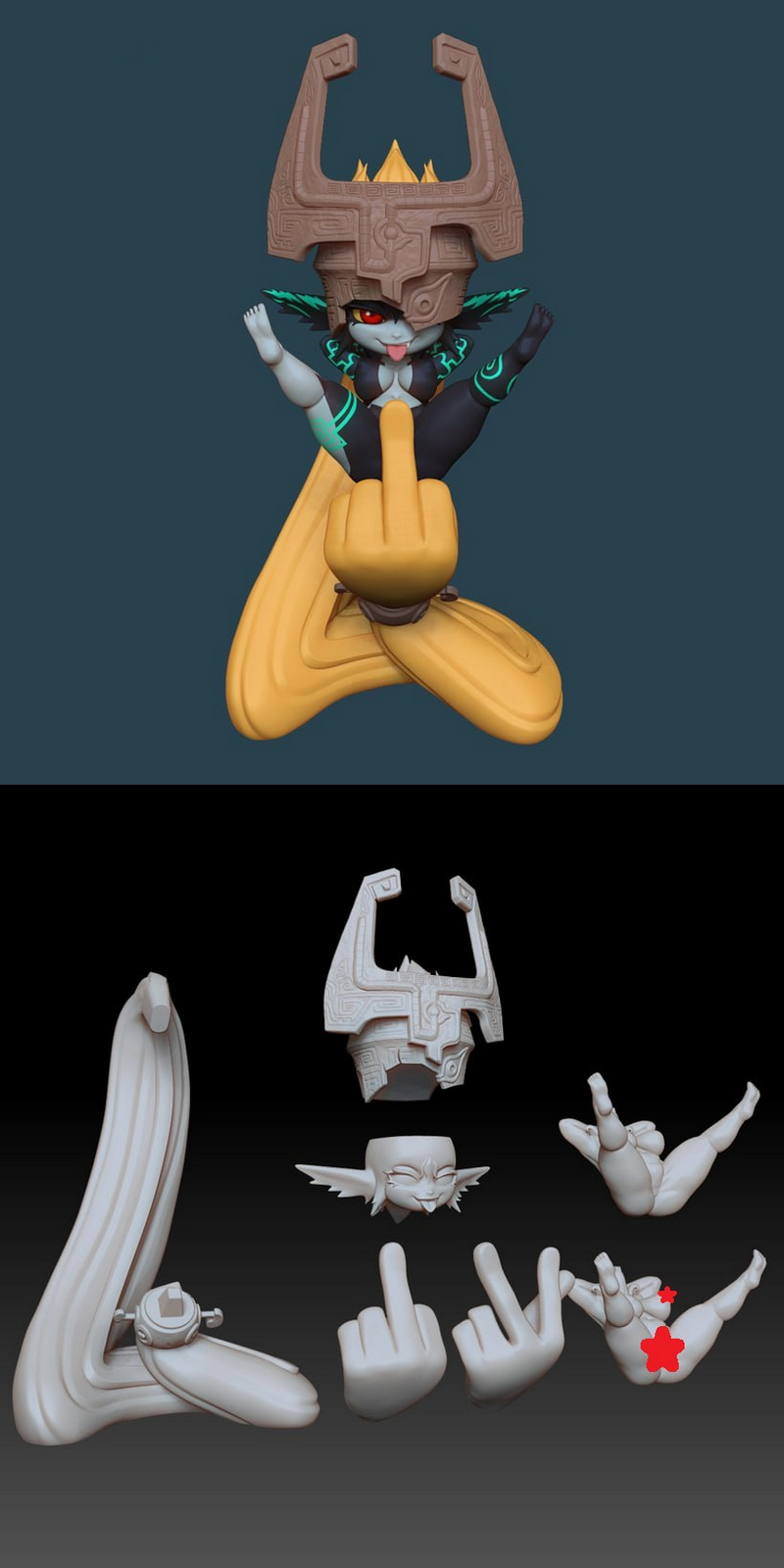 General Buta - Midna - 3D打印模型|General Buta – Midna – 3D Print Model