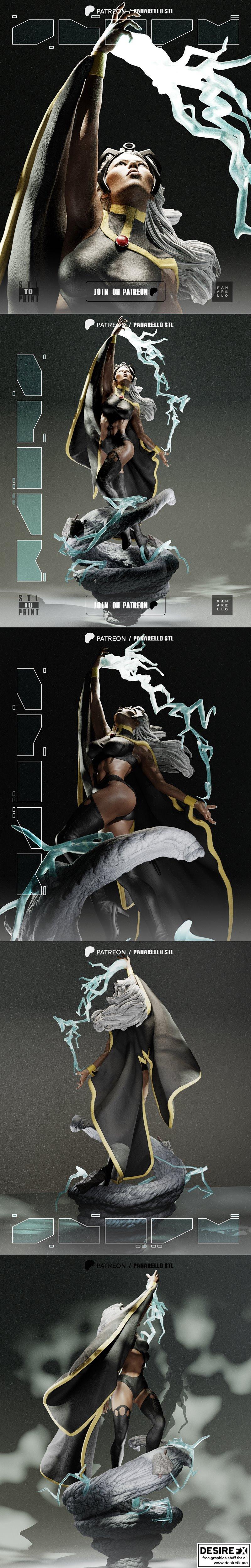 Panarello 作品 Storm 3D打印模型|Panarello – Storm – 3D Print Model STL