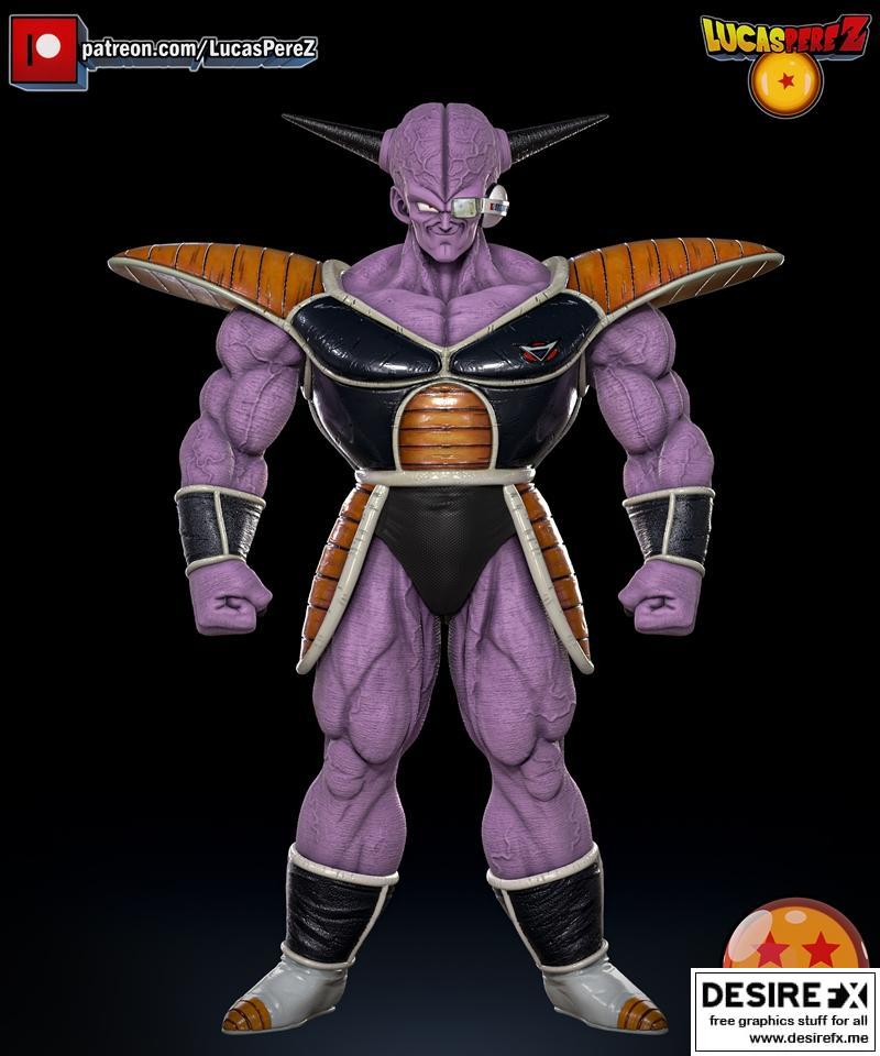 卢卡斯·佩雷斯 - 吉纽队长 - 3D打印模型|Lucas Perez – Captain Ginyu – 3D Print Model STL