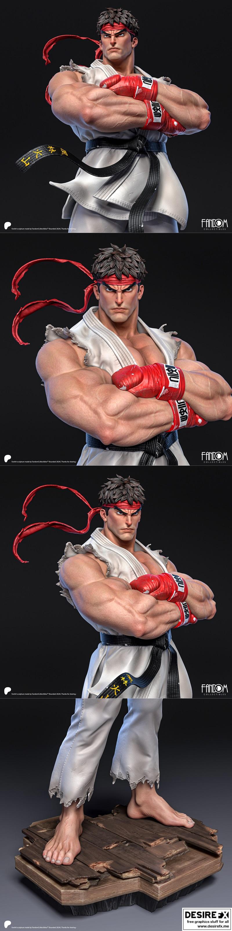 Fandom-ryu-3D打印模型|Fandom – Ryu – 3D Print Model STL
