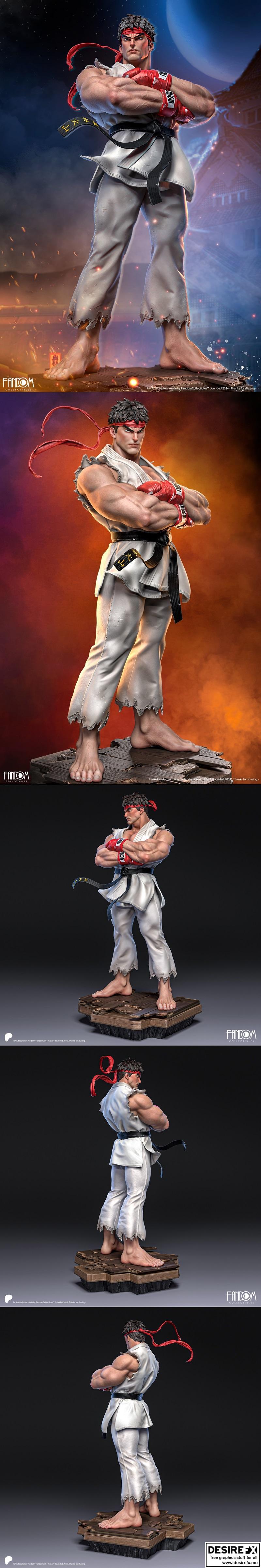 Fandom-ryu-3D打印模型|Fandom – Ryu – 3D Print Model STL