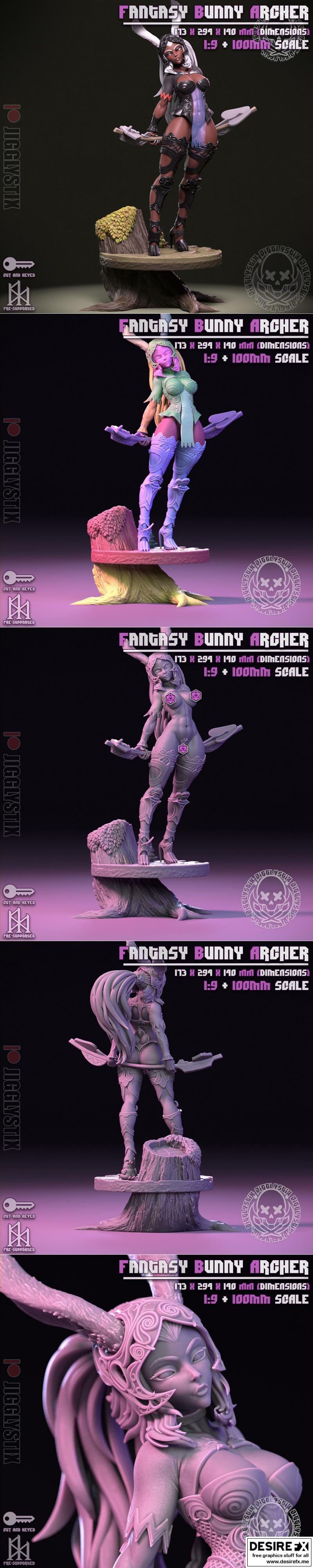 Jigglystix – Fran – 3D Print Model STL