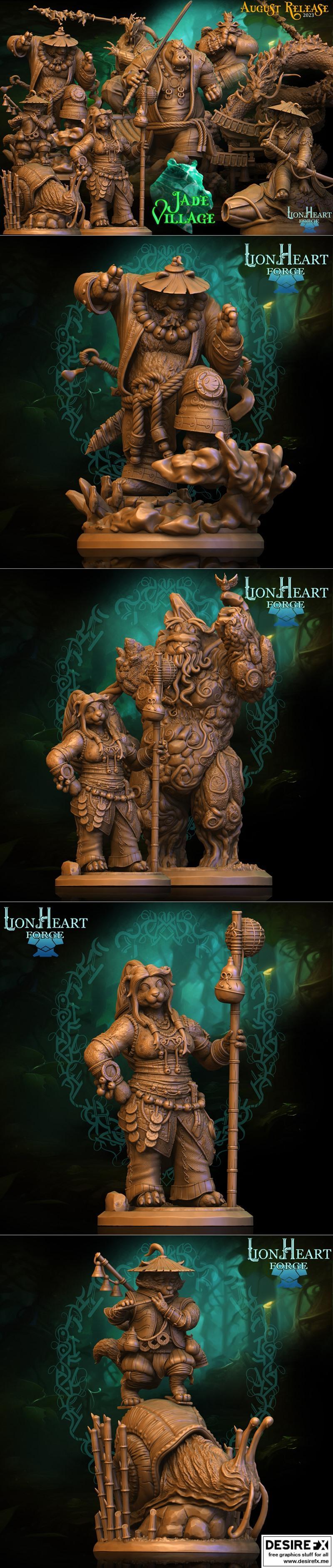 狮心锻造厂 2023年8月 3D打印模型 战斗天使莉莉娅|Lion Heart Forge August 2023 – 3D Print Model STL