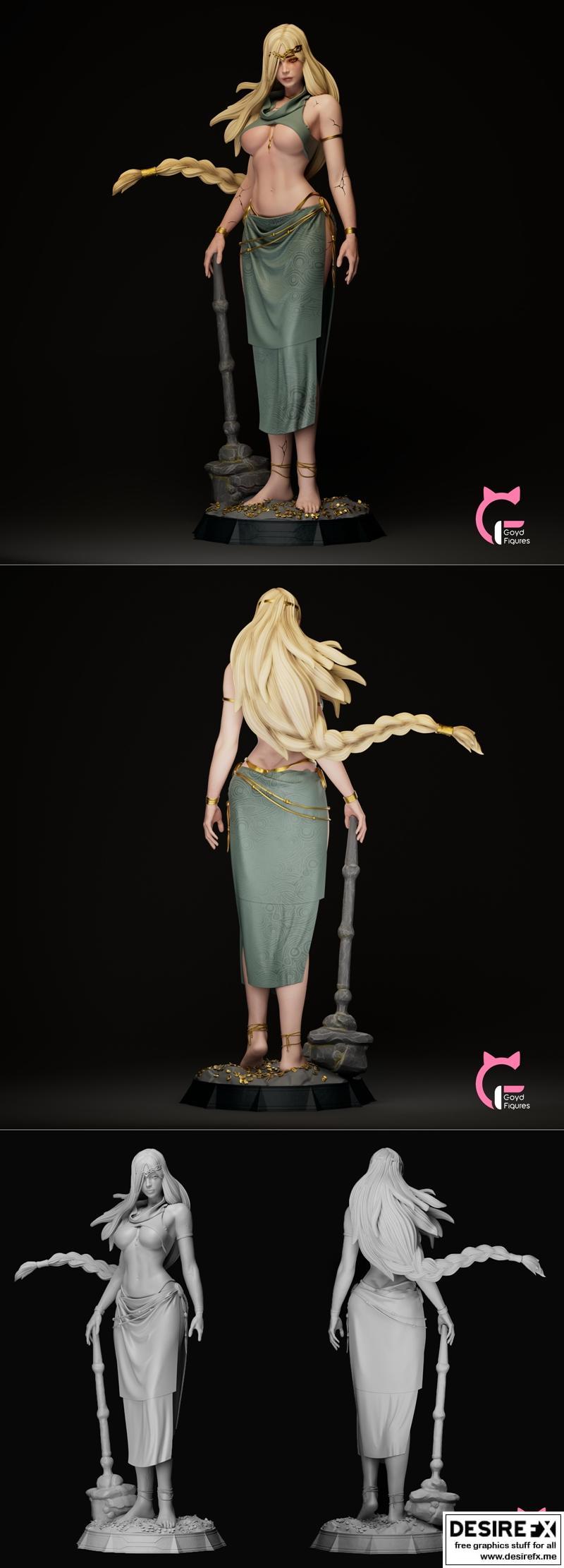 Goyd Figures – Queen Marika – Extra version – 3D Print Model STL