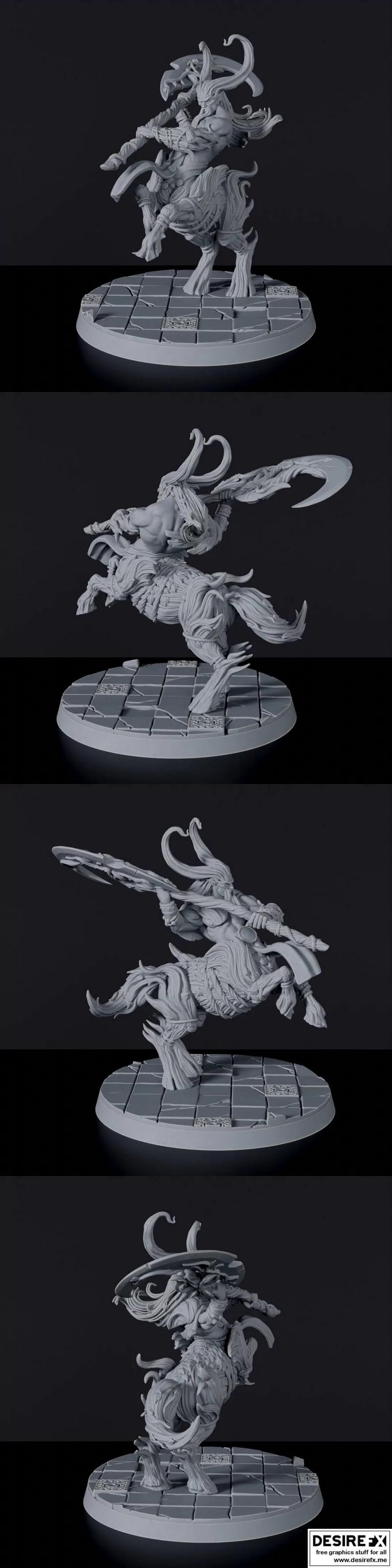 木精灵——森林之王 3D打印模型|Wood Elves – Forrest King – 3D Print Model