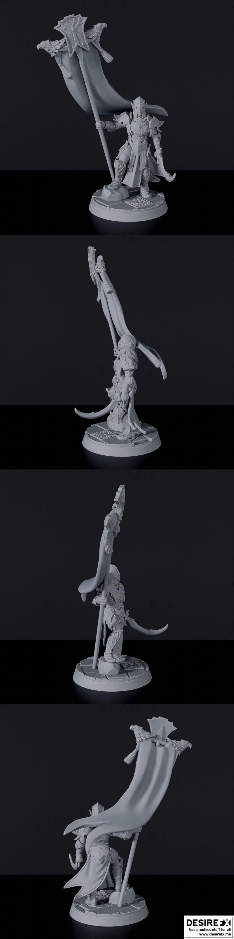 高傲领主——3D打印模型|Exalted Leader – 3D Print Model