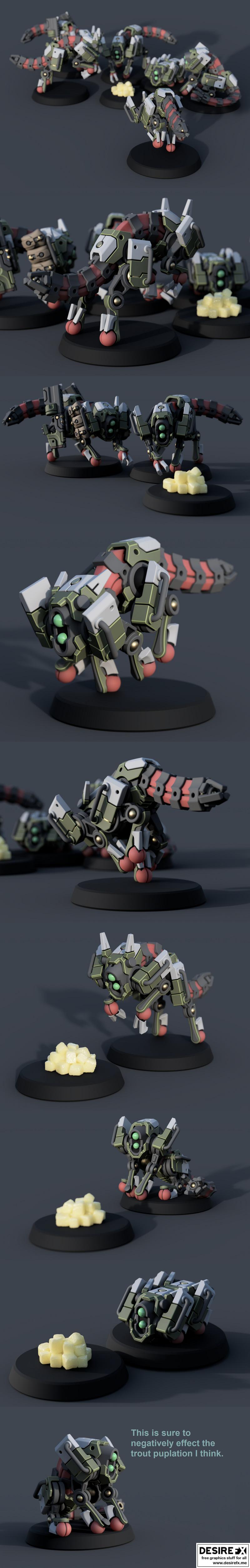 Corydoras犬鱼 3D打印模型|Corydoras Dog Fish – 3D Print Model