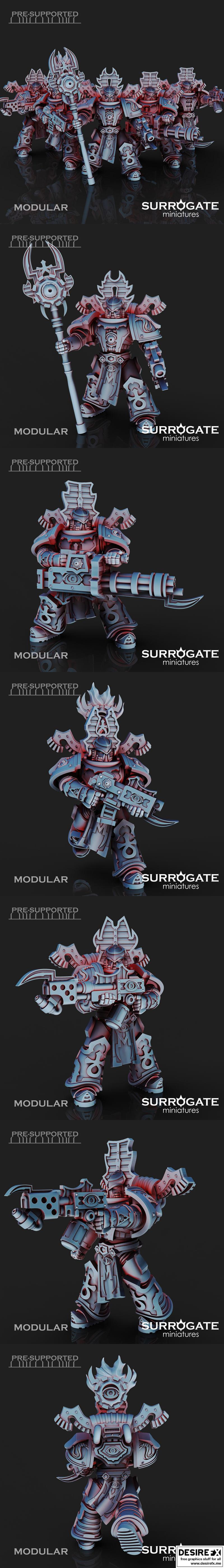 鲁贝乌海军——3D打印模型|Rubeus Marines – 3D Print Model