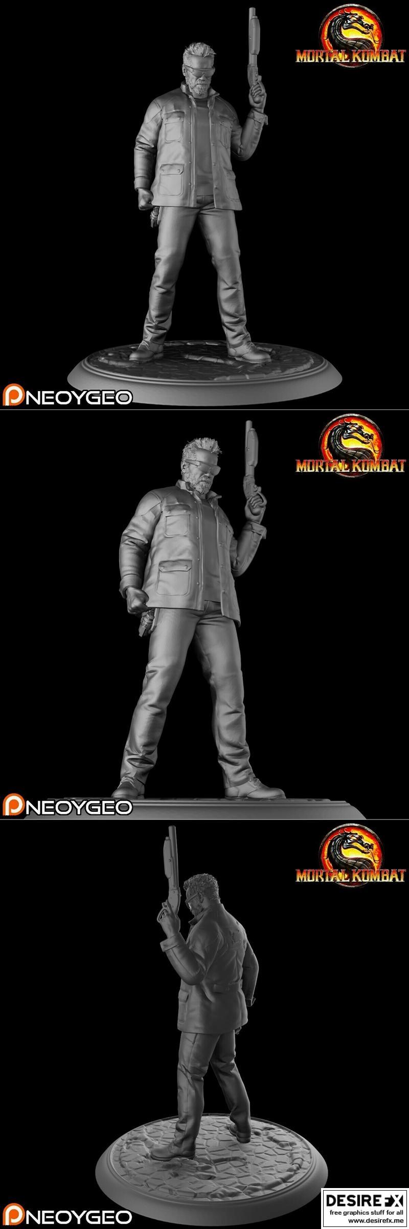 终结者 - 王者之剑 - 3D打印模型|Terminator – Mortal Kombat – 3D Print Model STL
