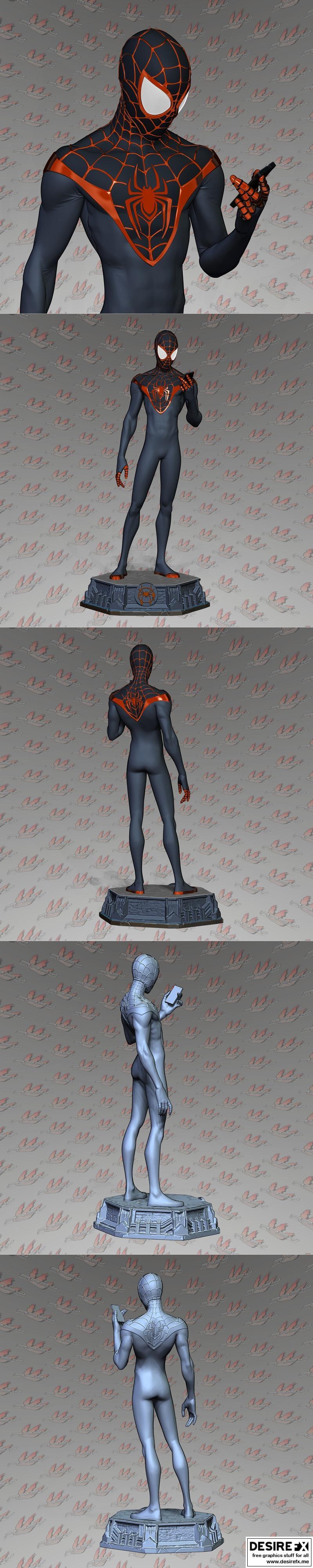 Prey Collection Studio - 爱尔兰人米勒 - 3D打印模型|Prey Collection Studio – Miles Morales – 3D Print Model STL
