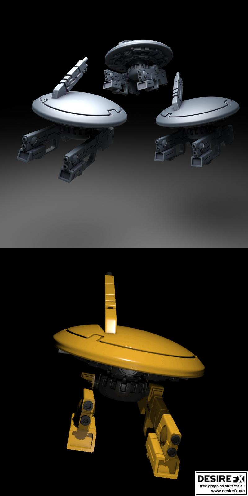 优质无人机模型——3D打印版《高达》RX-78-2 高达|Greater Good Drones – 3D Print Model