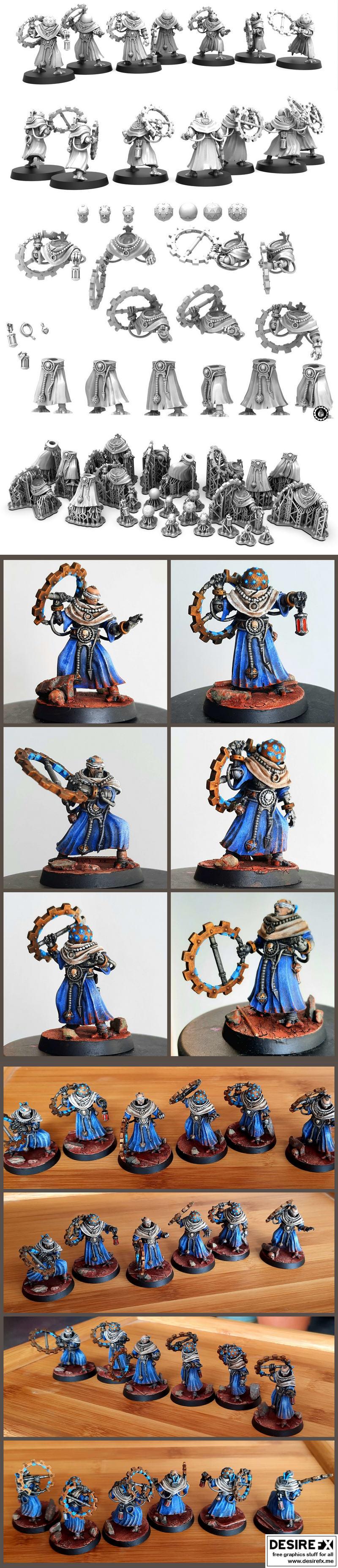 暗黑科技风——特斯拉转换器3D打印模型|Dark Techno – Teslarite Converters – 3D Print Model