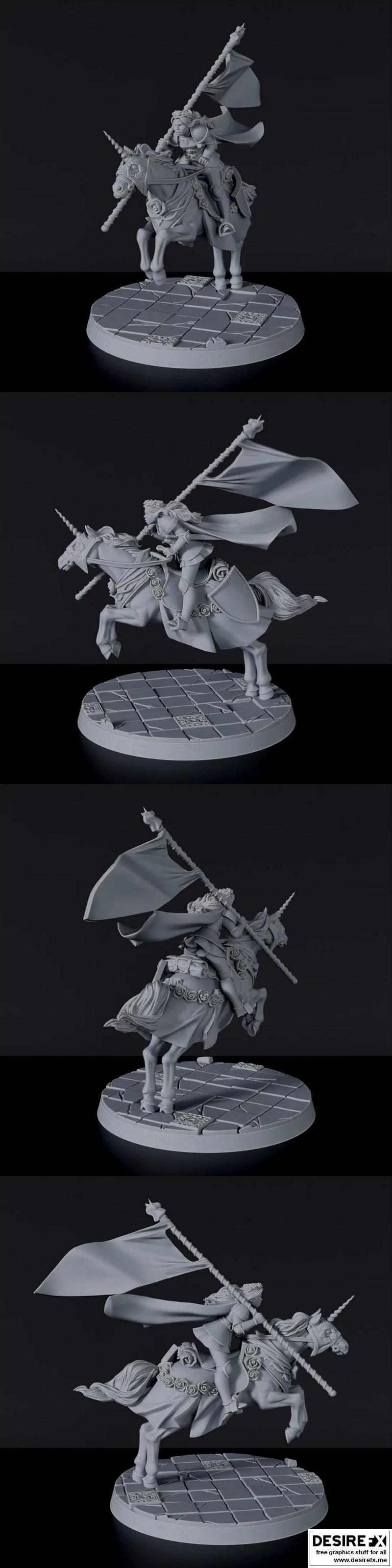 Kathrina Bright 3D打印模型|Kathrina Bright Mounted – 3D Print Model