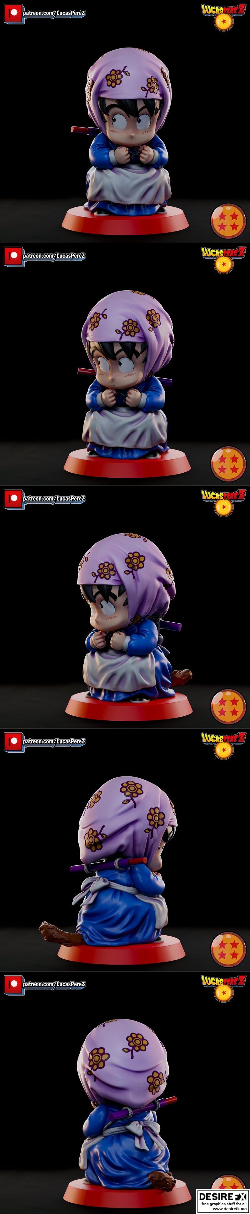 路西斯·佩雷斯 - 车田正美 - 悟空 3D打印模型|Lucas Perez – Goku – 3D Print Model STL