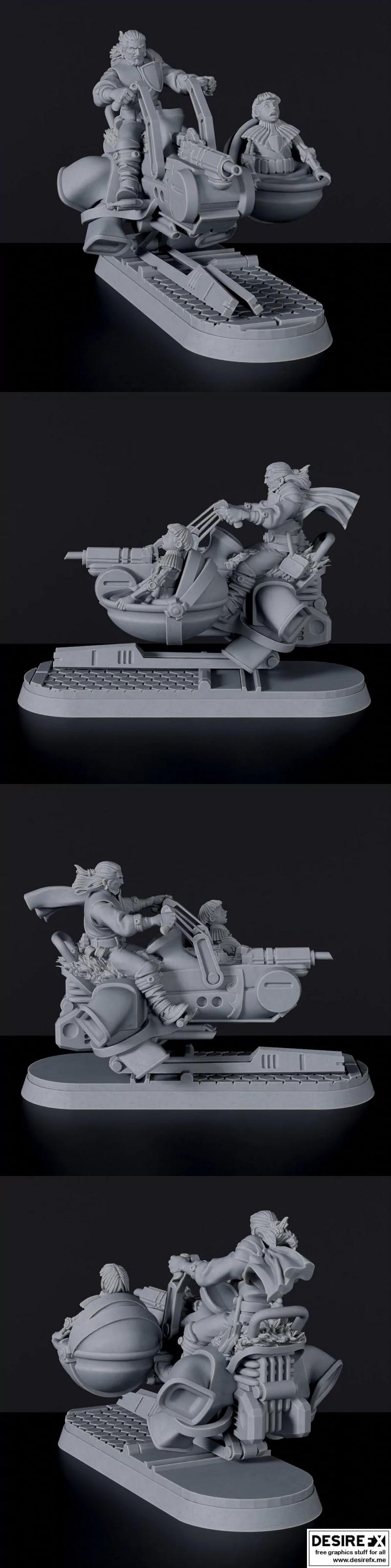 Jetsteed Butters 3D打印模型|Alexius On Jetsteed Butters in Basket – 3D Print Model