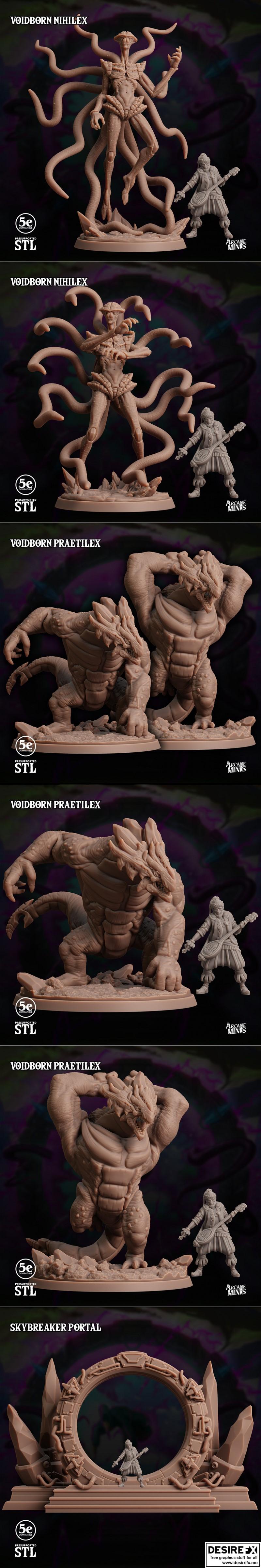 弧光传说 3D打印模型|Arcane Minis – The Skybreaker Chronicles – 3D Print Model STL