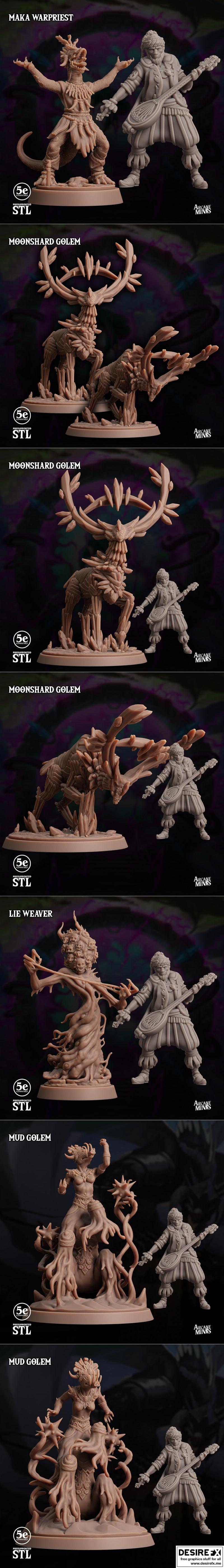 弧光传说 3D打印模型|Arcane Minis – The Skybreaker Chronicles – 3D Print Model STL