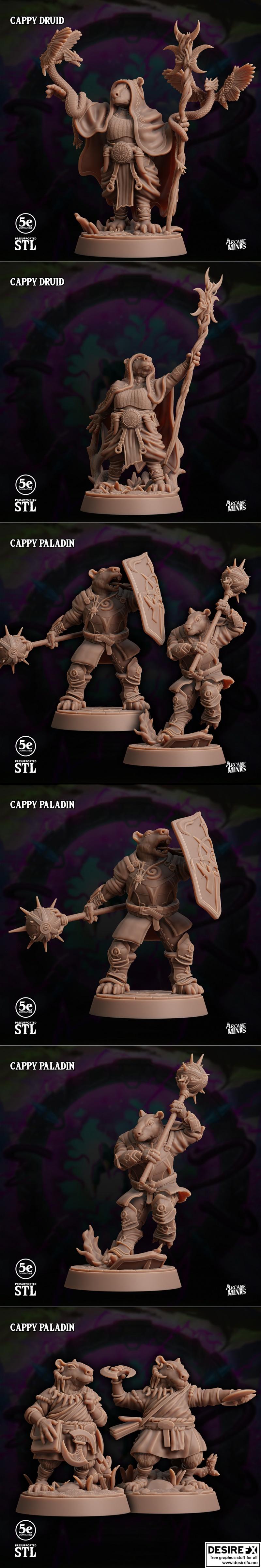 弧光传说 3D打印模型|Arcane Minis – The Skybreaker Chronicles – 3D Print Model STL