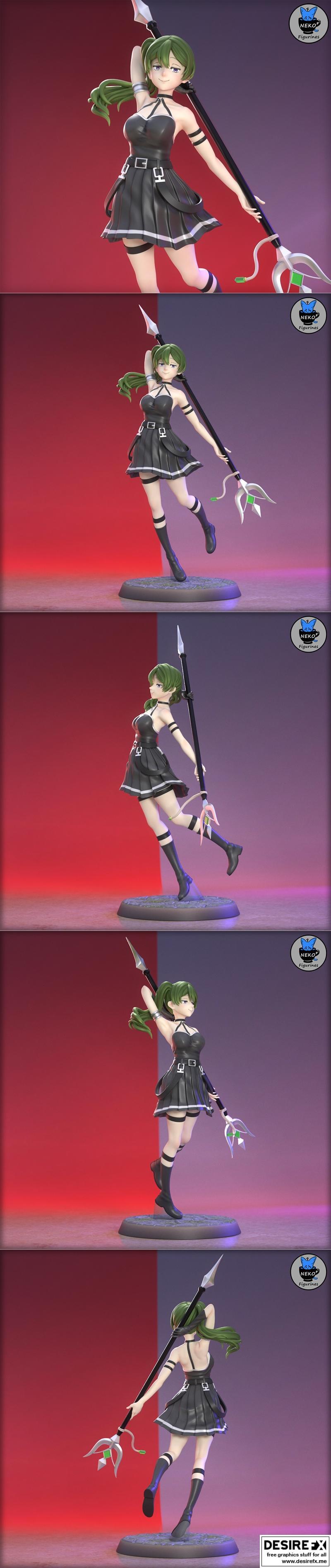 乌贝3D打印模型——Neko立牌|Neko Figurines – Ubel – 3D Print Model STL