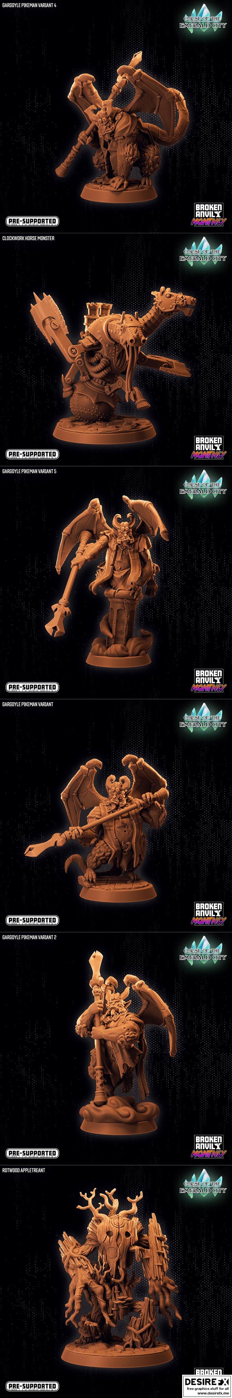 Broken Anvil迷你模型 - 《翡翠城的诅咒》3D打印模型|Broken Anvil Miniatures – Curse of the Emerald City – 3D Print Model STL