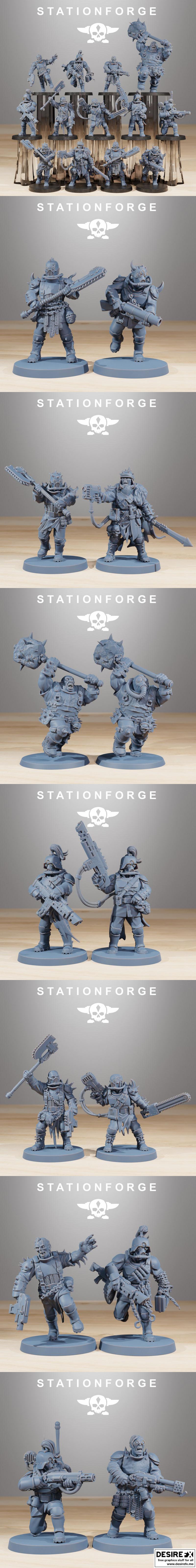 被遗忘的守卫——3D打印模型|Corrupted Guard The Forsaken – 3D Print Model