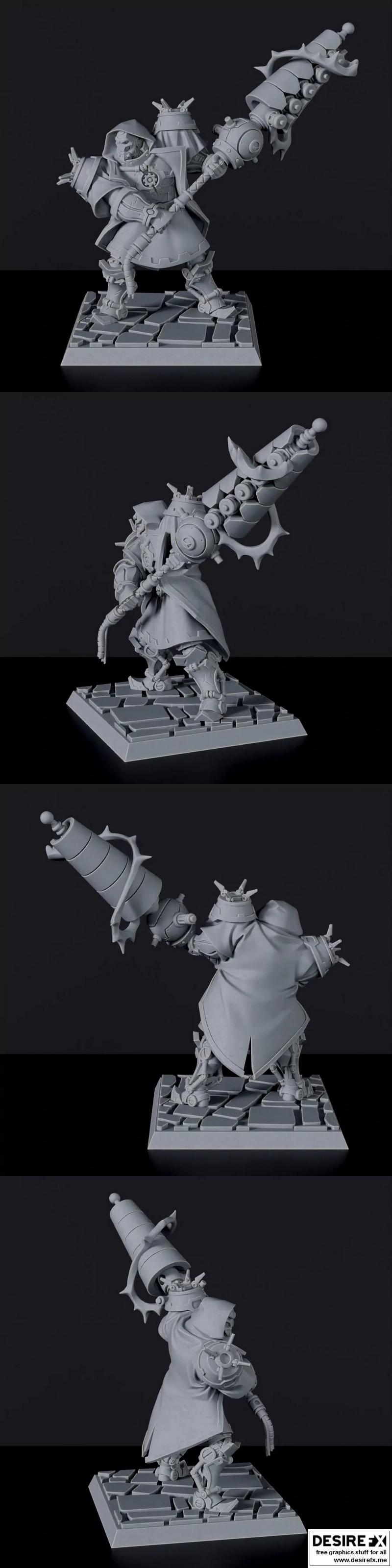 钛铸战神——3D打印模型|Titan Forged – Warlord – 3D Print Model