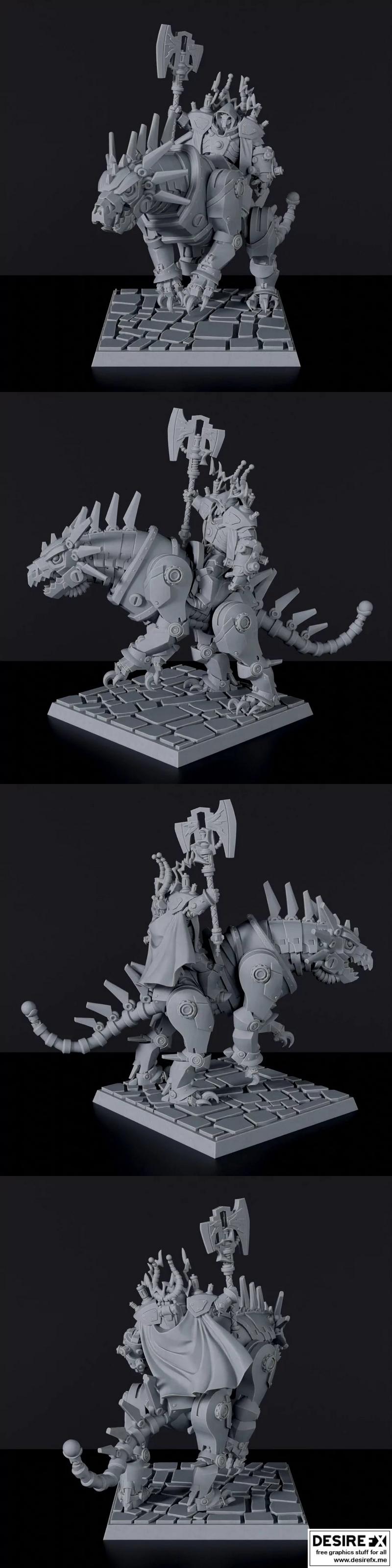钛合金锻造——兽王 3D打印模型|Titan Forged – Beast Lord – 3D Print Model
