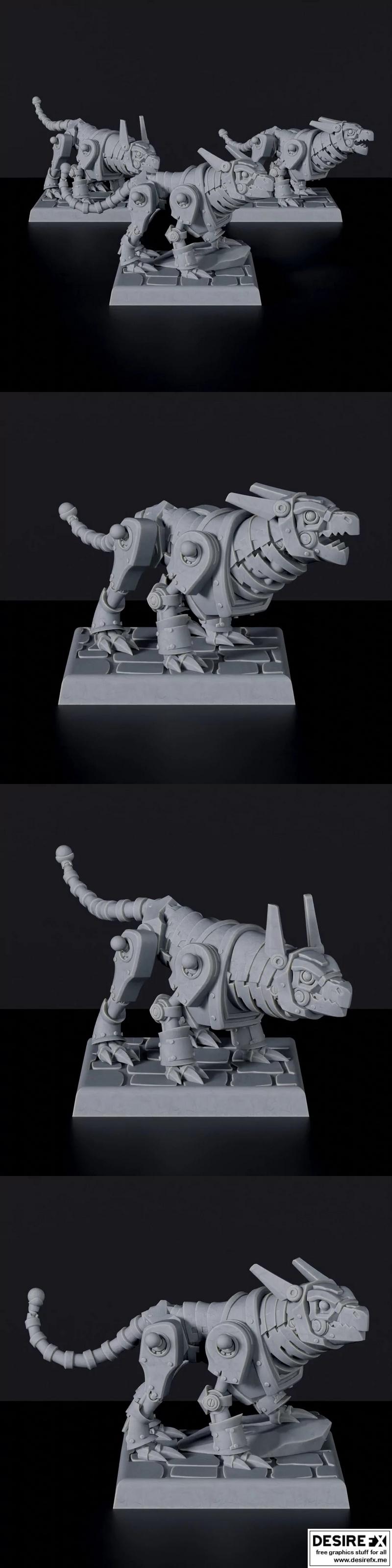 钛铸之魂——狗族单元3D打印模型|Titan Forged – Dogs Unit – 3D Print Model