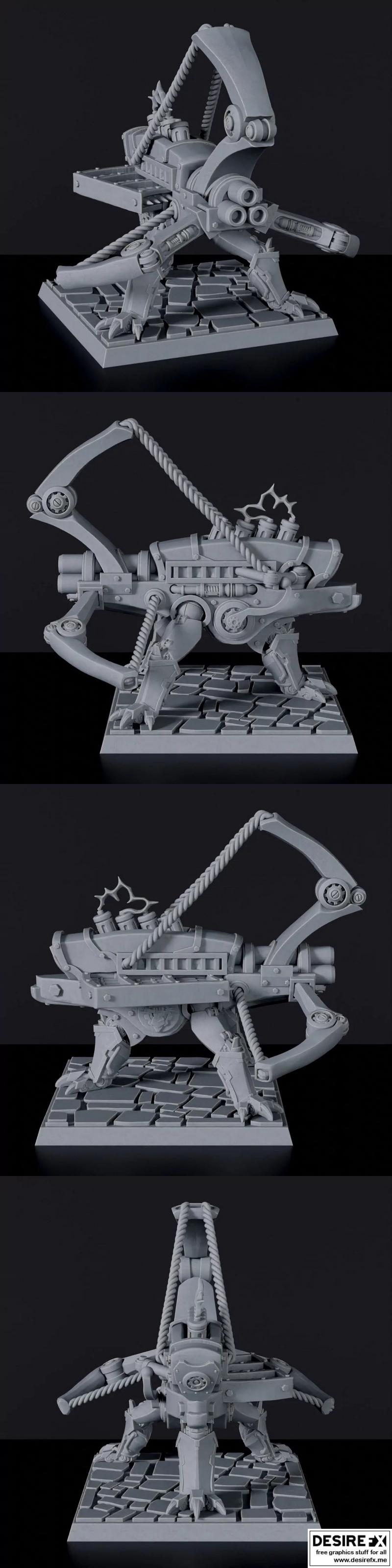 钛合金锻造——爆破手——3D打印模型|Titan Forged – Bolt Thrower – 3D Print Model
