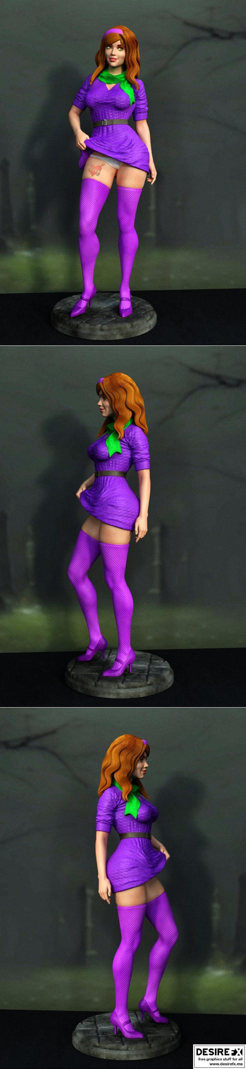 独家呈现——Daphne 3D打印模型|Exclusive – Daphne – 3D Print Model STL