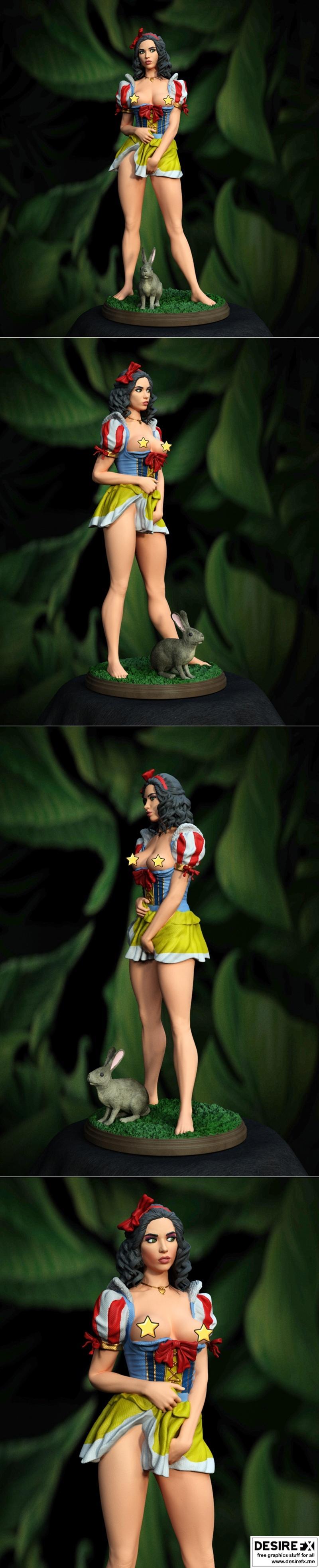 独家呈现——白雪公主 3D打印模型|Exclusive – Snowwhite – 3D Print Model STL