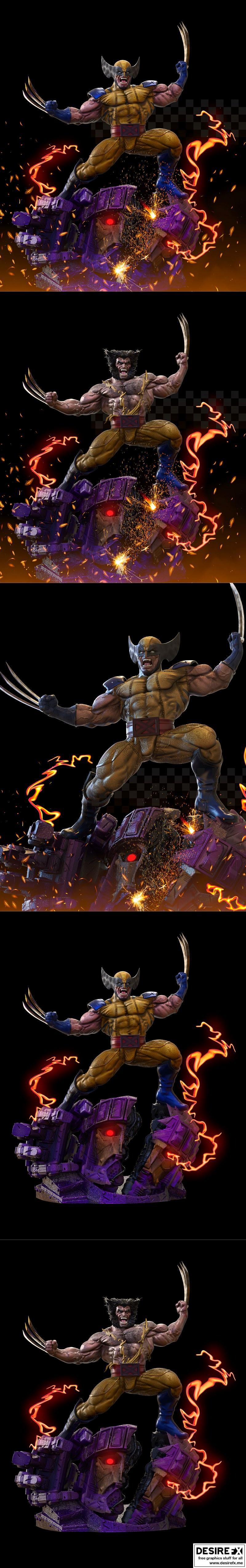 黑鸦定制 - 狼影哨兵 - 3D打印模型|Black Owl Customs – Wolvi Sentinel – 3D Print Model STL