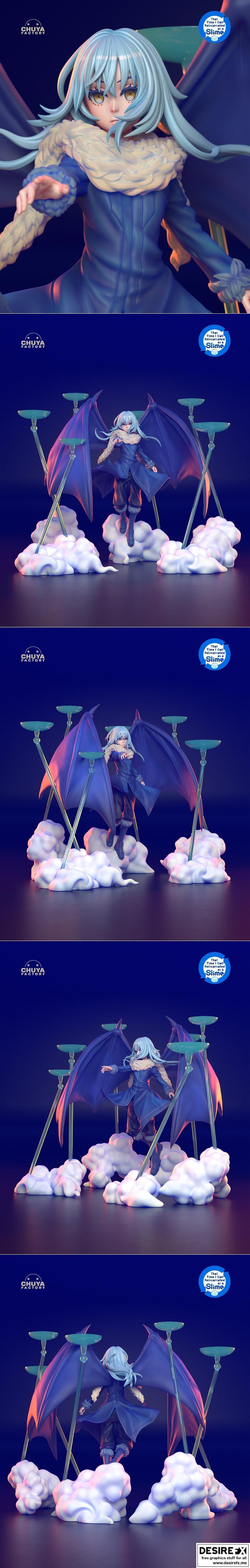 楚亚工厂 - 利姆路 - 3D打印模型|Chuya Factory – Rimuru – 3D Print Model STL