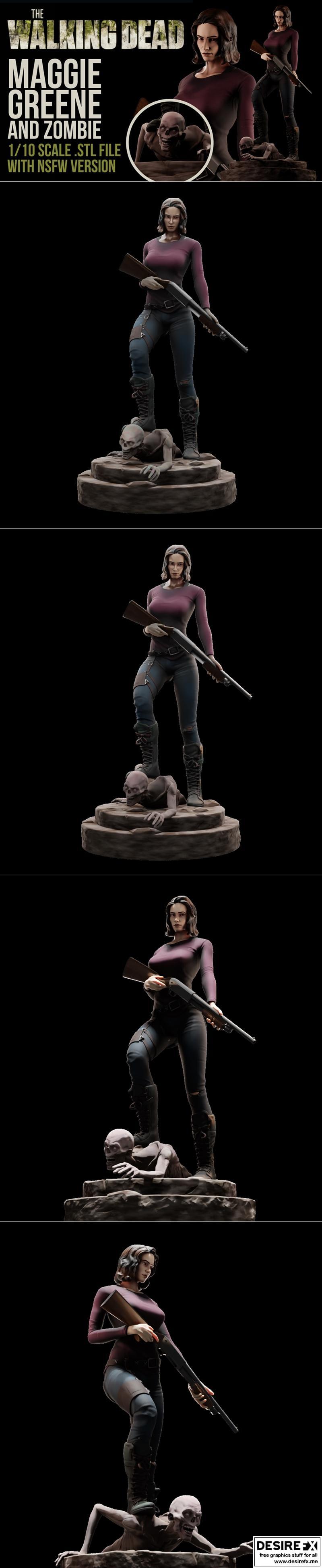 PgGasta - 魔吉 - 3D打印模型|PgGasta – Maggie – 3D Print Model STL